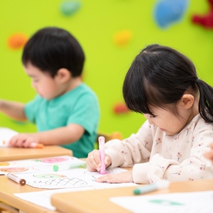 食育を受ける子どもたち 