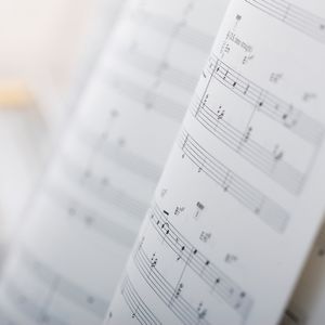 音楽試験の楽譜