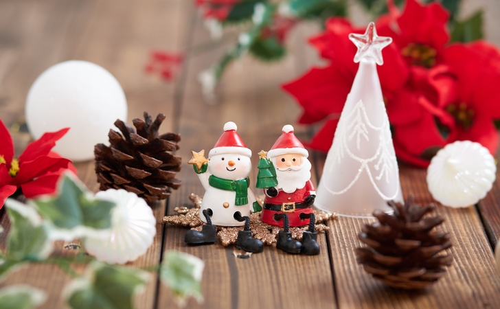 クリスマスのオブジェ 