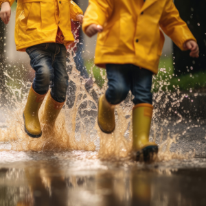 雨の日のお散歩の注意点